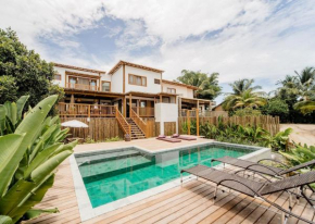 Casa Ametista Conforto e lazer em condomínio de luxo na Praia do Espelho, Bahia